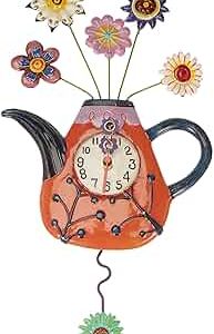 Flower- Tea- Ful Clock