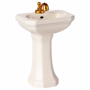 Maileg - Bathroom sink, Mouse - Off white