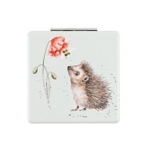 Wrendale - 'Busy as a Bee' Hedgehog Compact Mirror