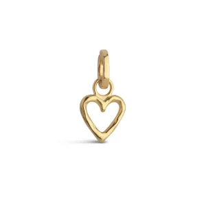 Enamel - Charm, Organic Heart