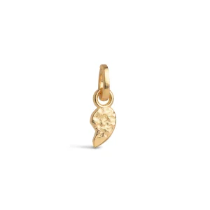Enamel - Charm, Twin Heart Right
