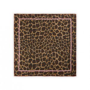 Codello Nicki silk scarf Leo - brown