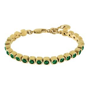 Cory Tennis Bracelet – Emerald Green