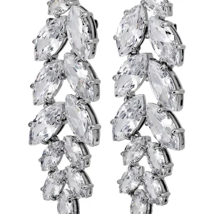 DYRBERG/KERN BANYAN WHITE CRYSTAL EARRING