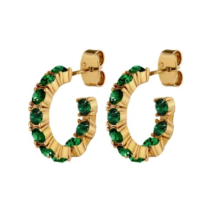 DYRBERG/KERN RAQUEL GREEN EARRING