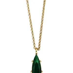 DYRBERG/KERN TAKESHI GREEN NECKLACE
