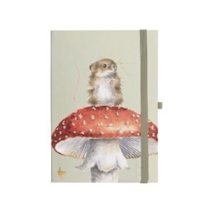 Wrendale - 'He's a Fun-Gi' Mouse Signature Stationery Notebook