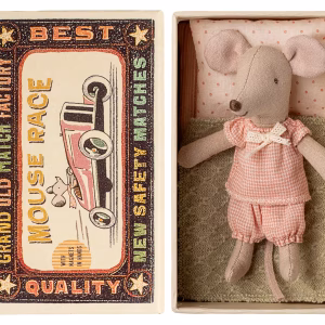 Maileg - Little sister mouse in matchbox