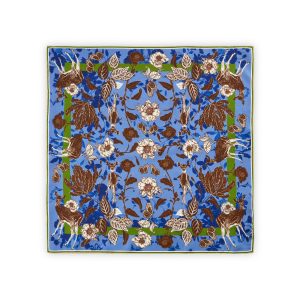Codello Premium scarf in a traditional pattern mix in blue