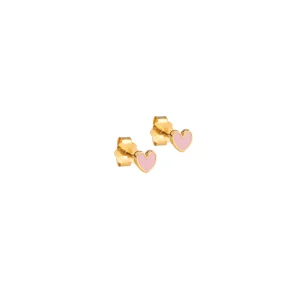 Enamel - Studs, Amore Pink