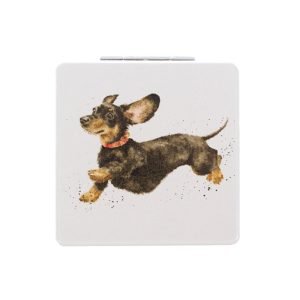 Wrendale - 'That Friday Feeling' Dachshund Compact Mirror