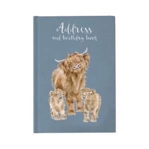Wrendale - 'The Highlander' Highland Cow Address Book