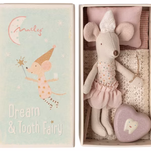 Maileg - Tooth fairy mouse- Little sister in matchbox