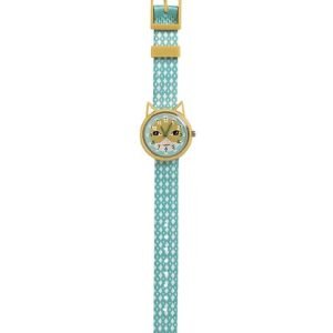 Djeco Wristwatch - Mint Green w. Cat