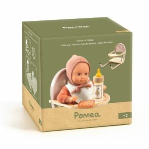 Djeco- POMEA Doll Wooden TABLE SEAT