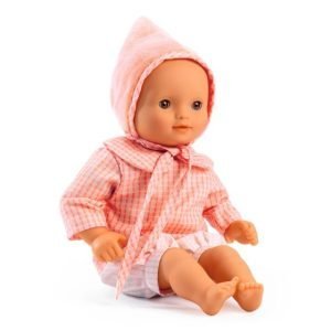 Djeco Pomea Doll - Baby Rose Dressed