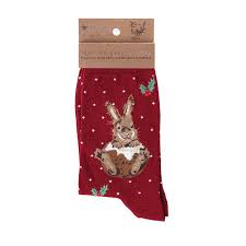 Wrendale - 'Little Pudding' Rabbit Socks