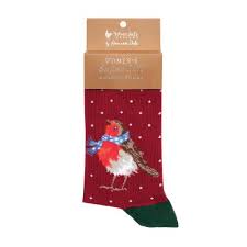 Wrendale - 'Season's Tweetings' Robin Socks