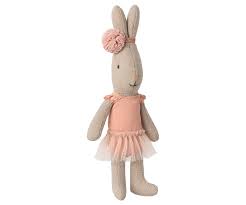 Maileg - Rabbit, Micro - Ballet suit and skirt rose