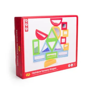 BigJigs- Rainbow Sensory Shapes