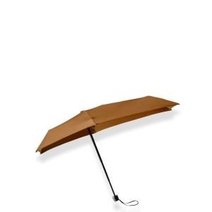Senz: Micro Foldable Storm Umbrella Sudan Brown