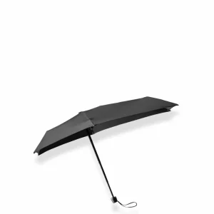 Senz: Micro Foldable Storm Umbrella Pure Black