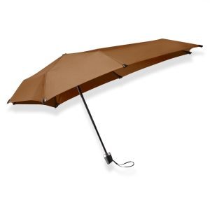 Senz :Brown foldable umbrella mini sudan brown