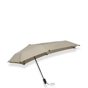 Senz: Mini Automatic Foldable Storm Umbrella Brown Rice