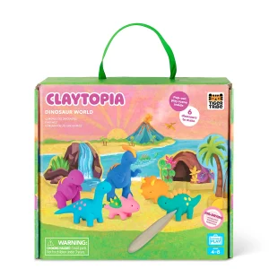 BigJigs - Claytopia Dinosaur World - T-rex and Triceratops