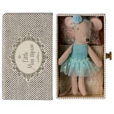 Maileg - Dance mouse in daybed, Little sister