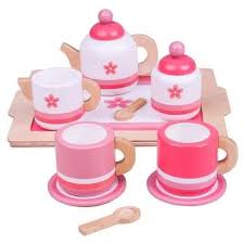 BigJigs- Tea Tray Pink