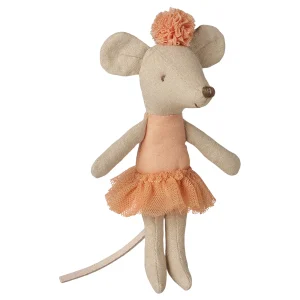 Maileg - Ballerina mouse, Little Sister - Apricot
