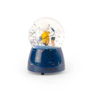 Moulin Roty Puce and Pilou Musical Snow Globe