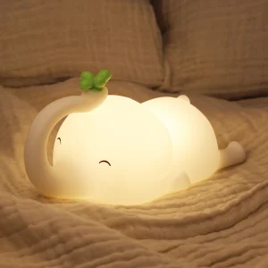 Silicone Night Light Elephant Nellie