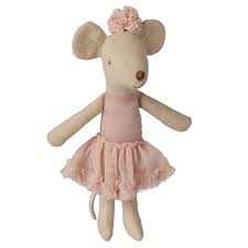 Maileg - Ballerina mouse, Big sister - Light Heather