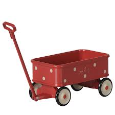 Maileg - Wagon, Mouse - Red